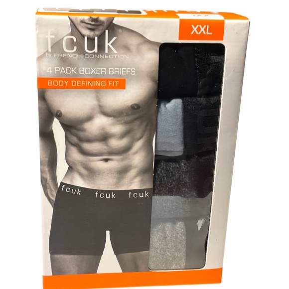 FCUK 4 Pack Boxer Briefs - Picture 1 of 4